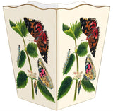 Wooden Scalloped Top Wastepaper Basket