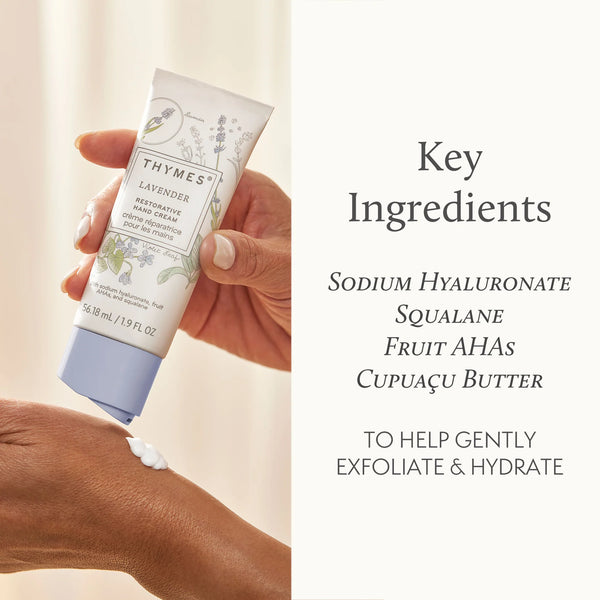 Thymes Lavender Restorative Hand Cream