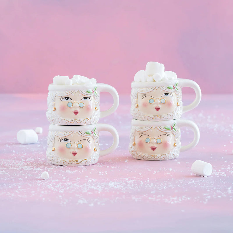Glitterville Mrs. Papa Noel Mug (Four Style Options)