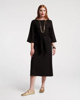 Frances Valentine Whitney Wrap Dress in Black