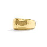 Capucine De Wulf Cleopatra Ring Band in Hammered Gold