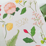Karen Adams 2026 Desk Calendar with Gold Easel