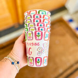 Set of 6 Reusable Mahjong Cups