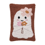 Ghost with Daisies Pillow