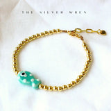 Dot Fish Beaded Bracelet (Four Color Options)