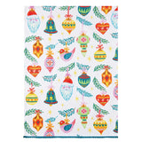 Holiday Ornament Tea Towel