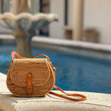 Ata Vine Saddle Bag Summer Resort Crossbody Bag