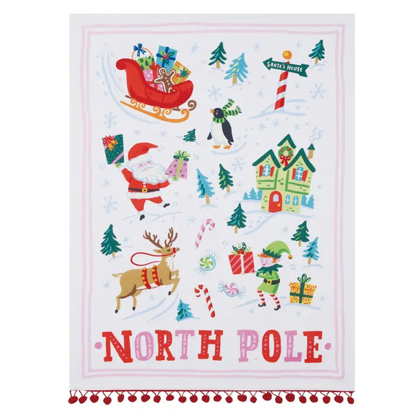 North Pole Kitchen Towel