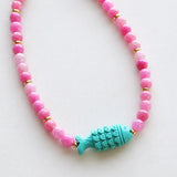 Essie Beaded Fish Necklace