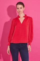 Alden Adair Phoebe Top in Lipstick