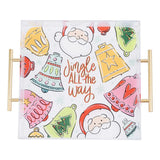 Serve Up Holiday Cheer Acrylic tray