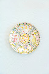 Rose Medallion Nativity Porcelain Plate