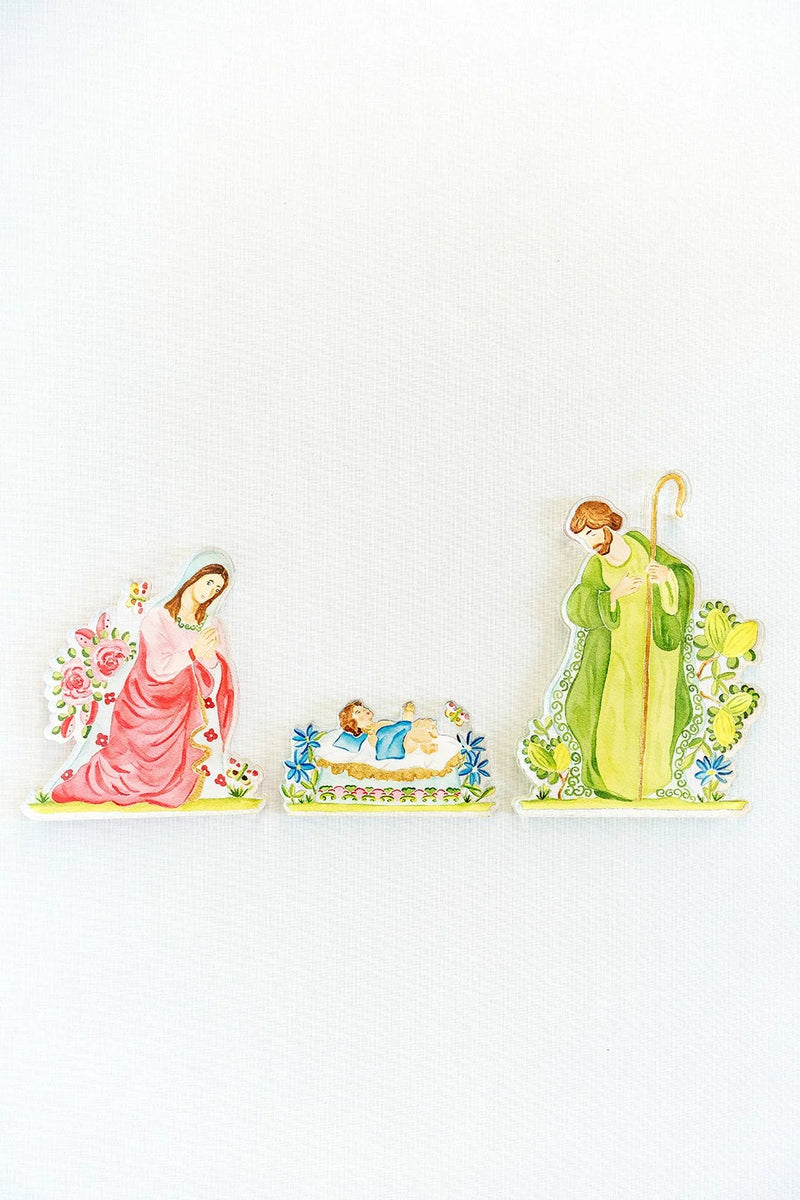 Acrylic Nativity Set - Holy Family