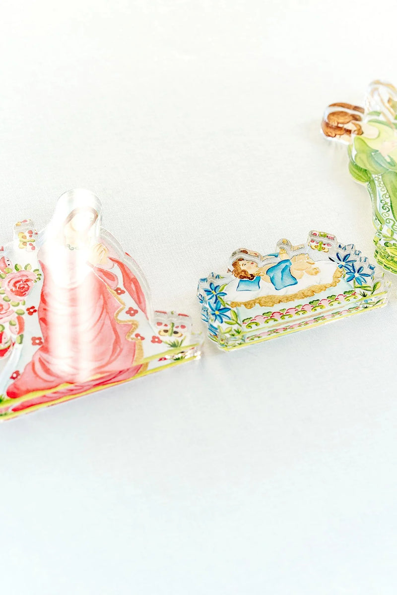 Acrylic Nativity Set - Holy Family