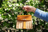 Lisi Lerch Celine Wicker Handbag in Camel
