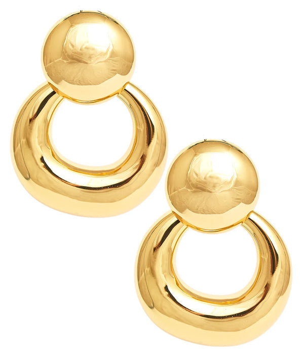 Cleo Doorknocker Earring - Lisi Lerch