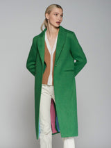 Vilagallo Green Wool Coat