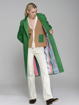 Vilagallo Green Wool Coat