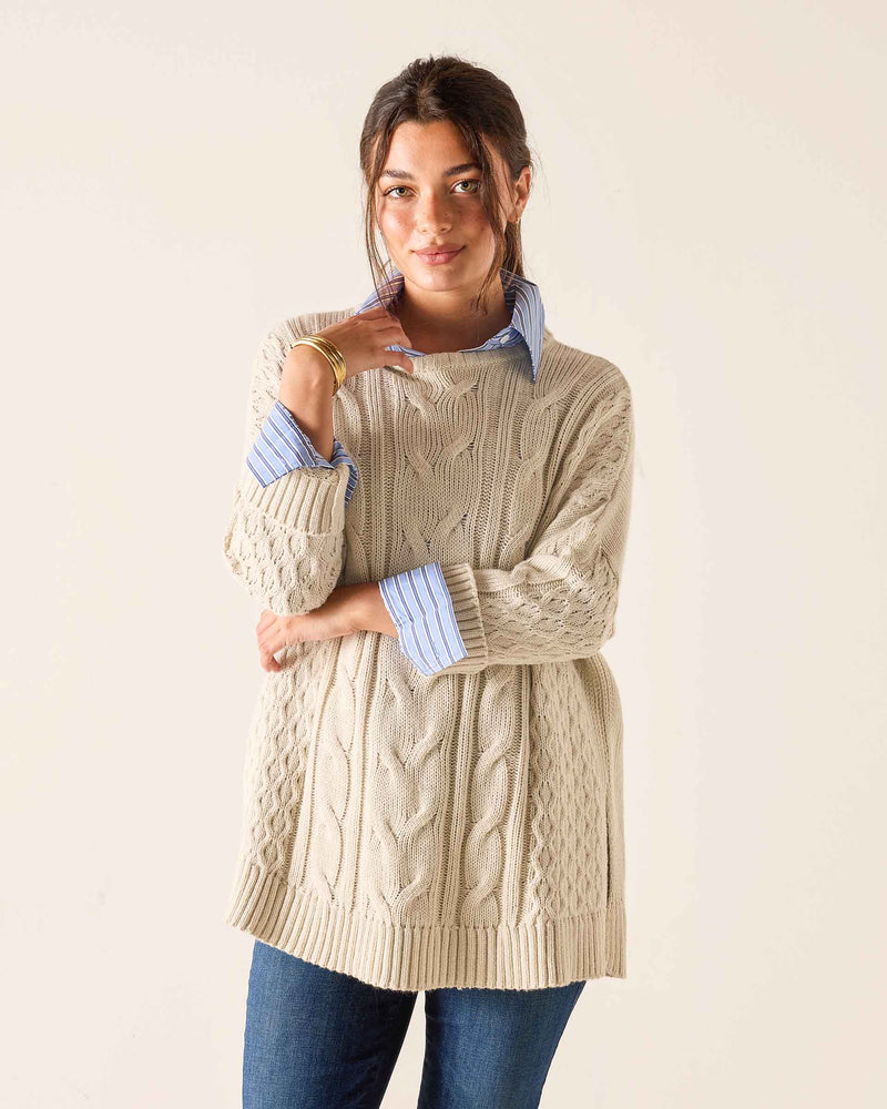 MERSEA Cotswold Cableknit in Sea Salt