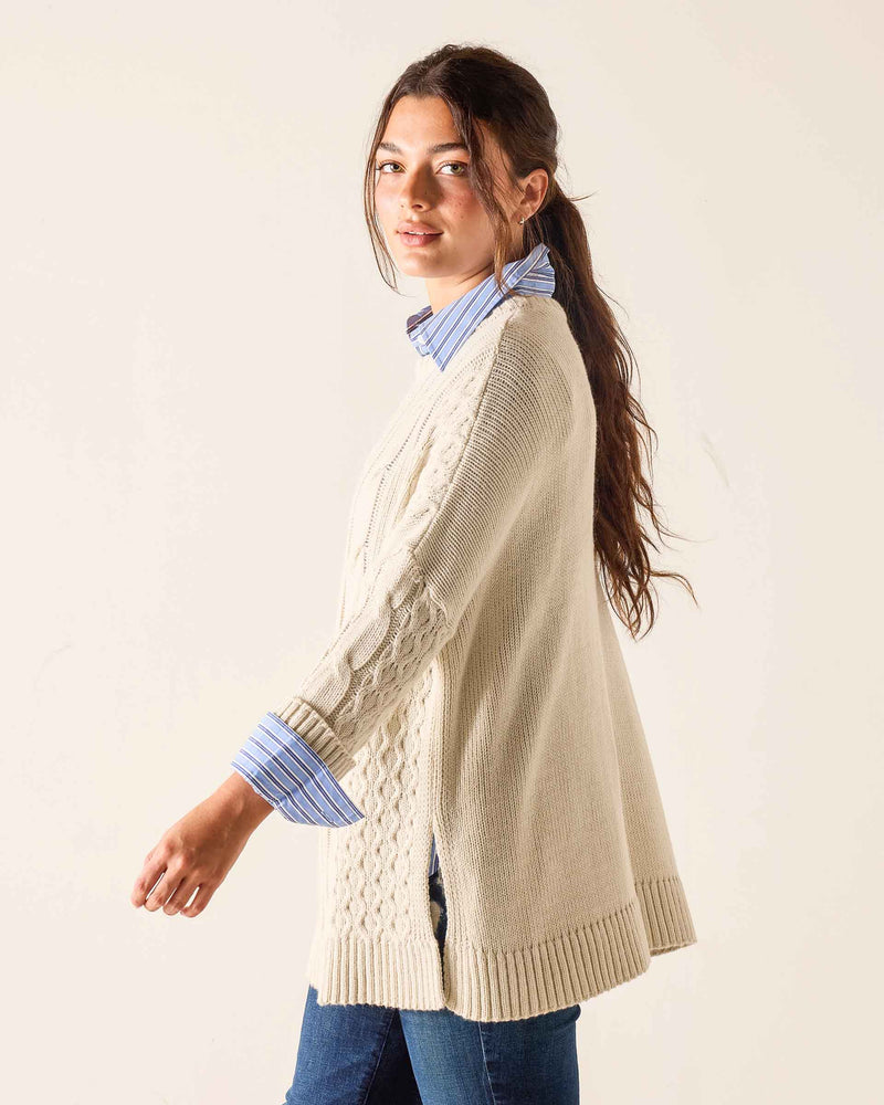 MERSEA Cotswold Cableknit in Sea Salt