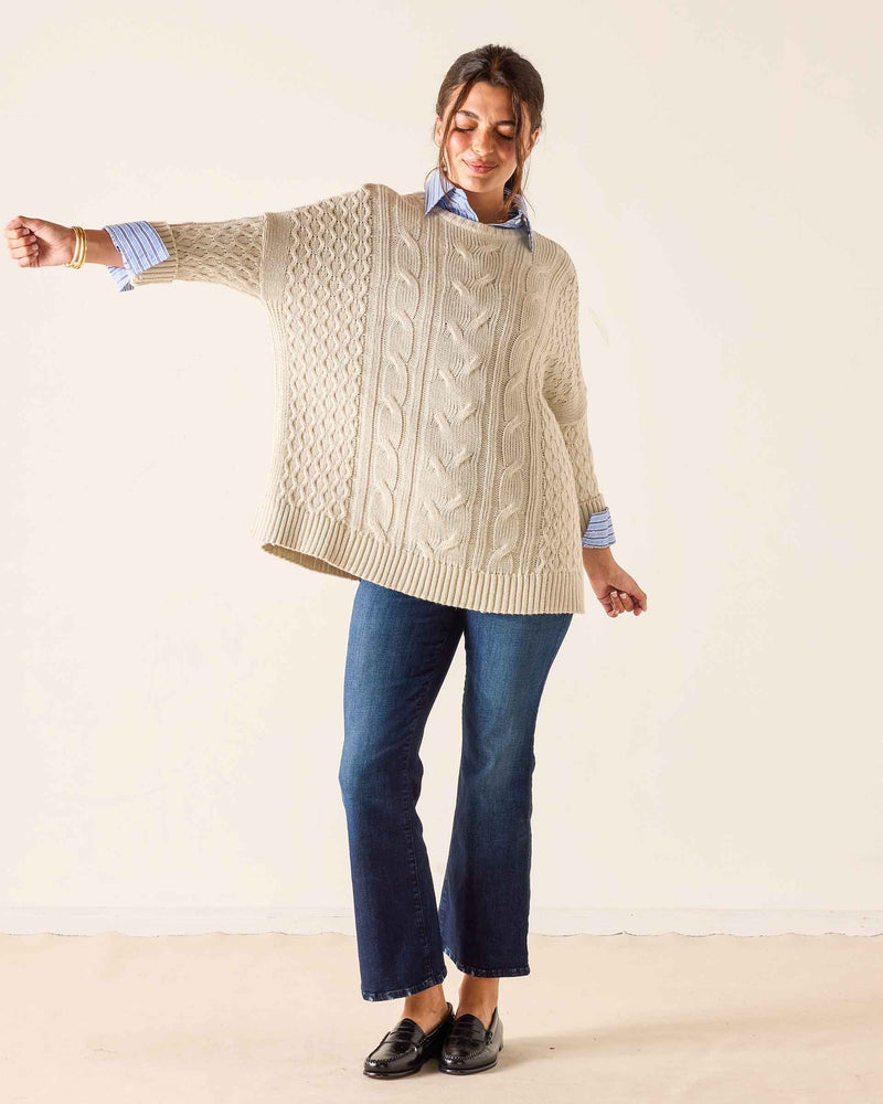 MERSEA Cotswold Cableknit in Sea Salt