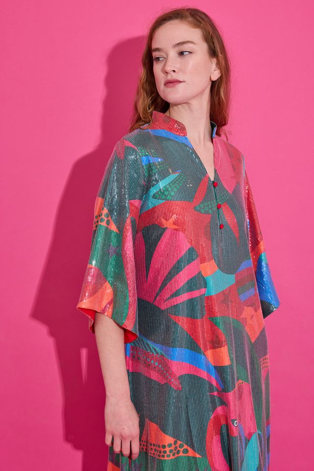 Alden Adair Jerry Dress in Tropical Jingle