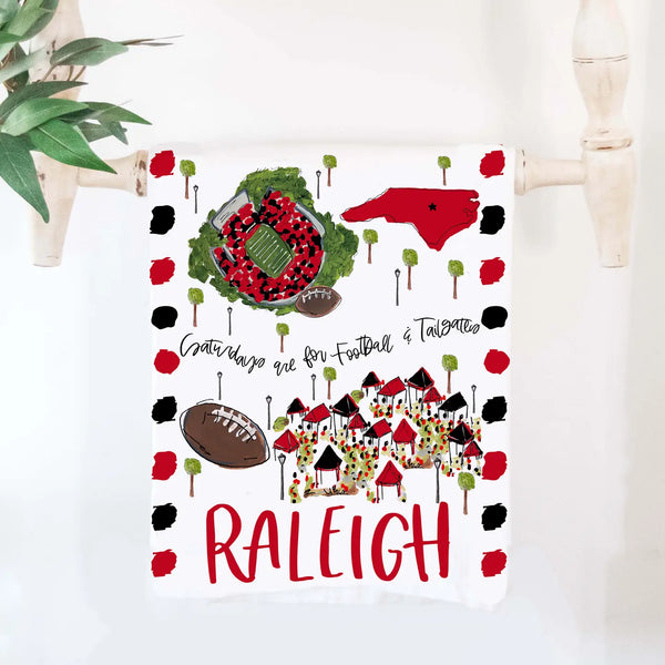 Raleigh, Nc Tea Towel