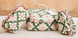 Resort Grenada Mosaic Luxe | Quilted 3 Piece Cosmetic Set