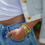 Capucine De Wulf Berry Gem Cuff in Pearl