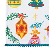 Holiday Ornament Tea Towel