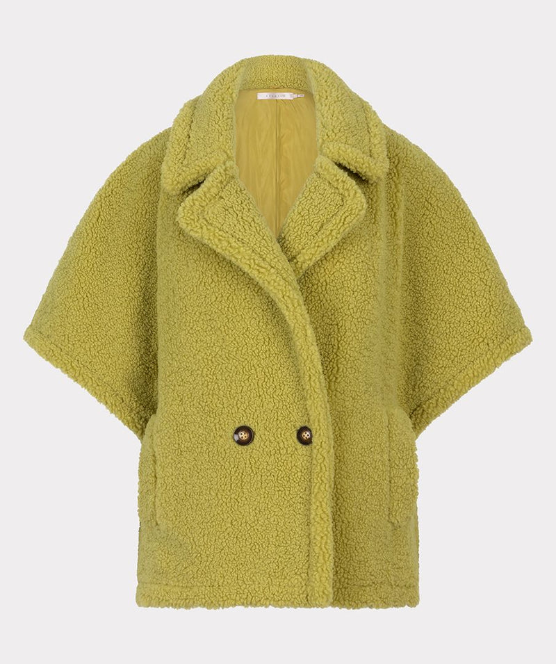 Green Teddy Poncho