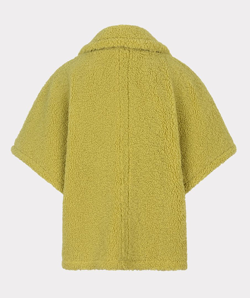 Green Teddy Poncho