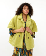 Green Teddy Poncho