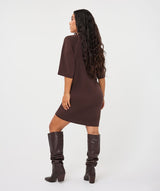 Oversized Modal Dress in Cacao