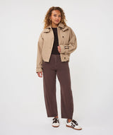 Cacao Barrel Jean Trousers