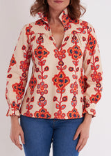CK Bradley Aspen Blouse in Serendipity Praline