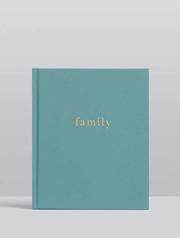 "Our Family" Linen Covered Memory Book
