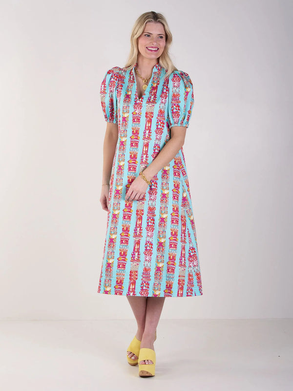 Emily McCarthy Hampton Dress in Iconic Iris