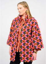 Puff Pattern Jacket in Charcoal