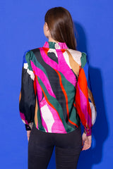 Alden Adair Phoebe Top in Solar Vines