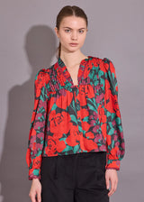 Alden Adair Oliver Top in Legacy Floral