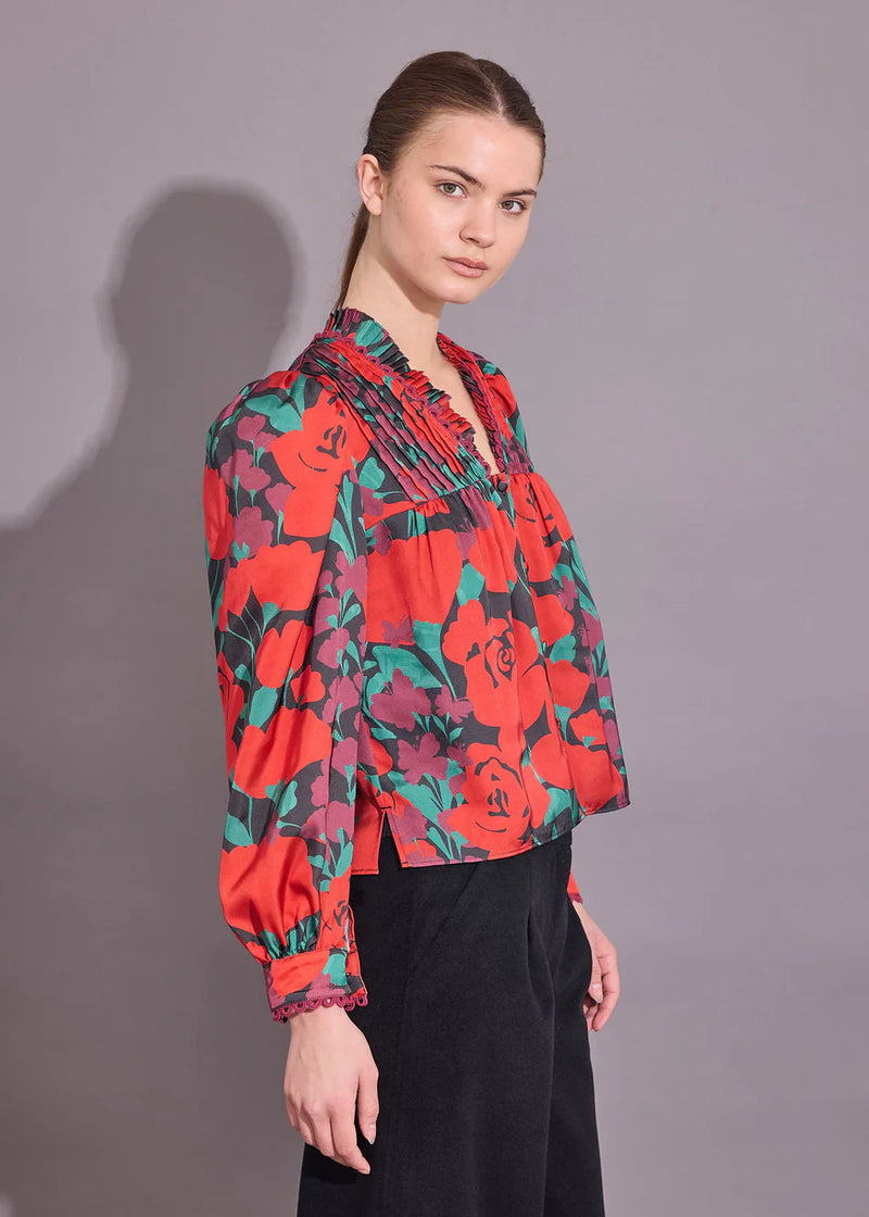 Alden Adair Oliver Top in Legacy Floral