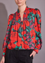 Alden Adair Oliver Top in Legacy Floral