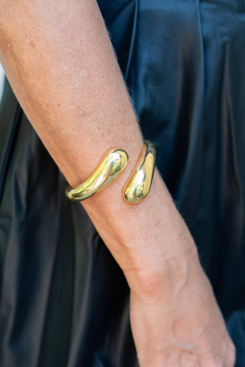 Blythe - Gold Metal Cuff - Meeghan Mullin x Lisi Lerch Collection