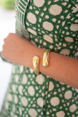 Blythe - Gold Metal Cuff - Meeghan Mullin x Lisi Lerch Collection