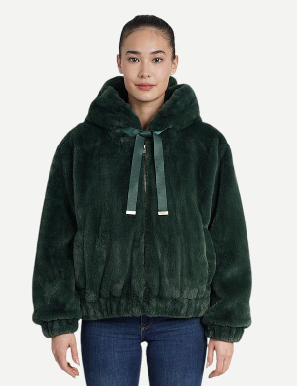 Emerald Faux Fur Sean Jacket