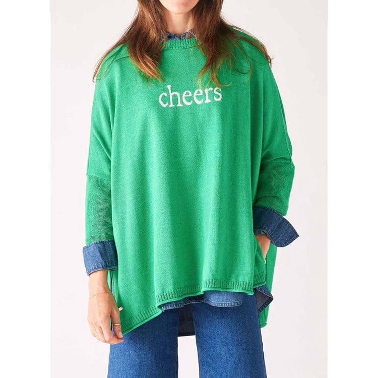 Mersea Catalina Crewneck Sweater (Merry or Cheers Option)