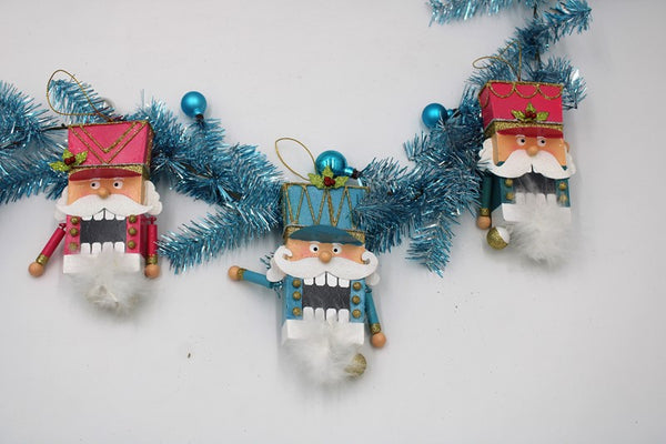 Metal Nutcracker Ornament (Three Style Options)