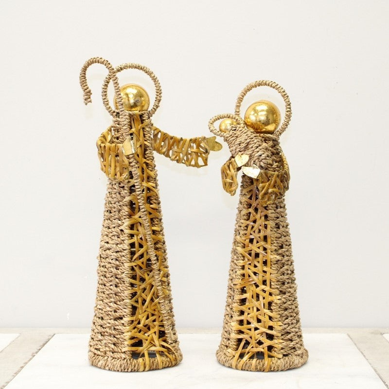 Woven Holy Family