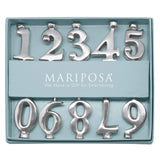 Mariposa Number Candle Holder Set (Three Color Options!)